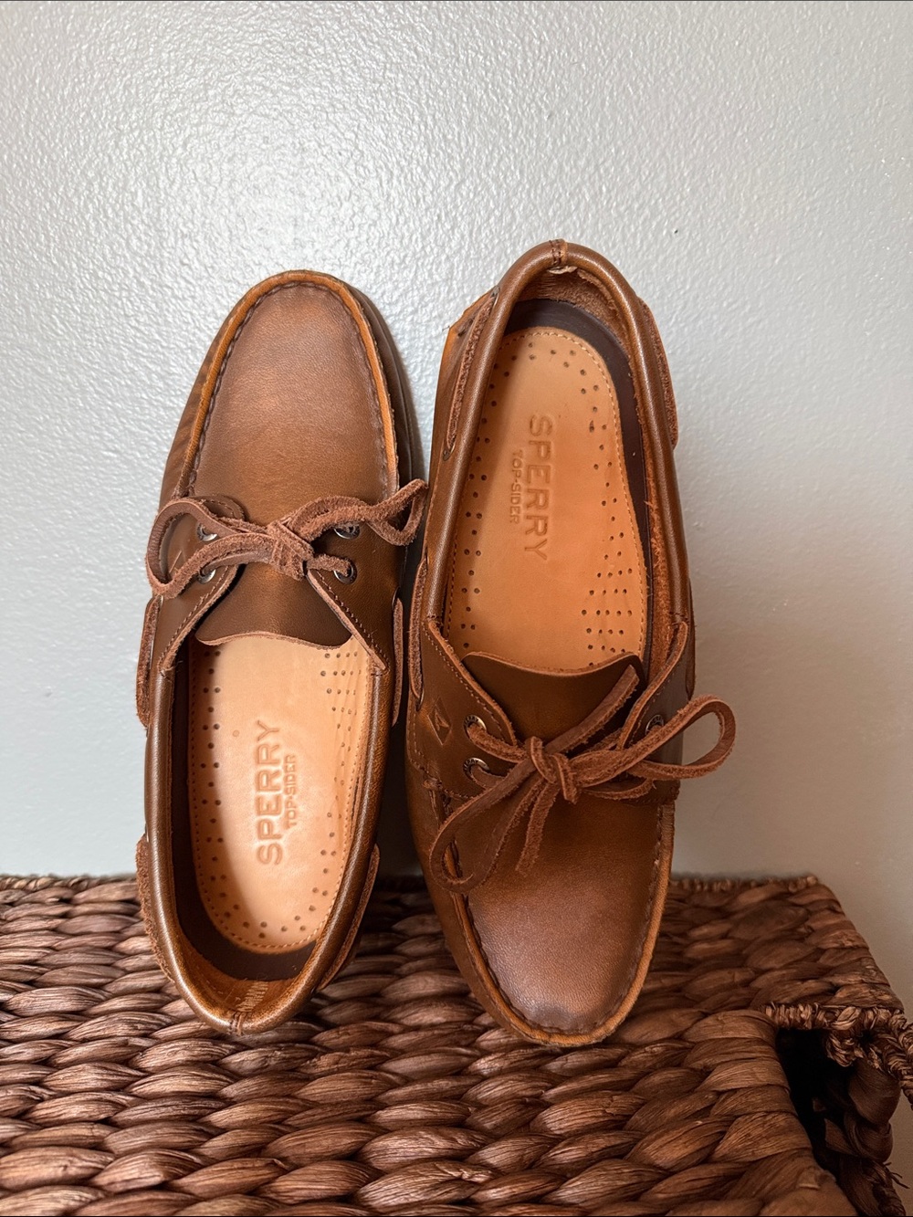Sperry Women’s Brown Leather Boat Shoes